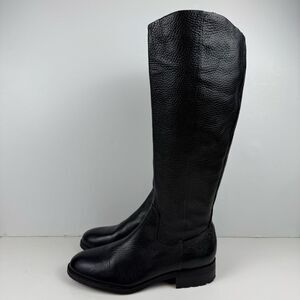 Sam Edelman Ryan Tall Black Leather Riding Boots Size 8.5